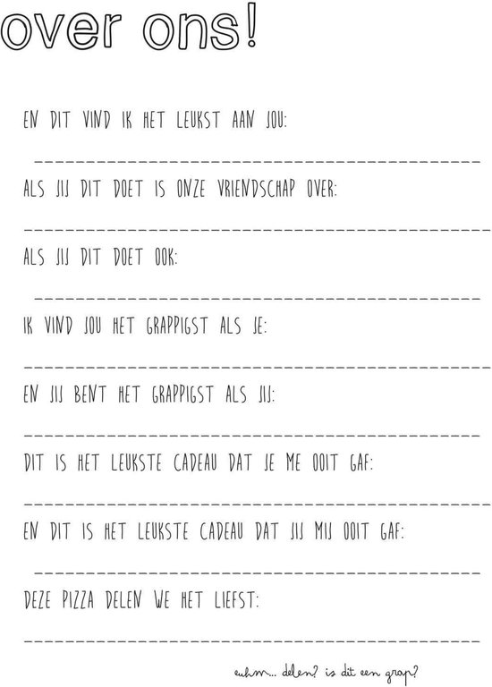 Het Bucketlist boek voor vrienden