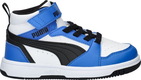 PUMA Puma Rebound V6 Mid AC+ PS FALSE Sneakers - PUMA White-PUMA Black-Racing Blue - Maat 29