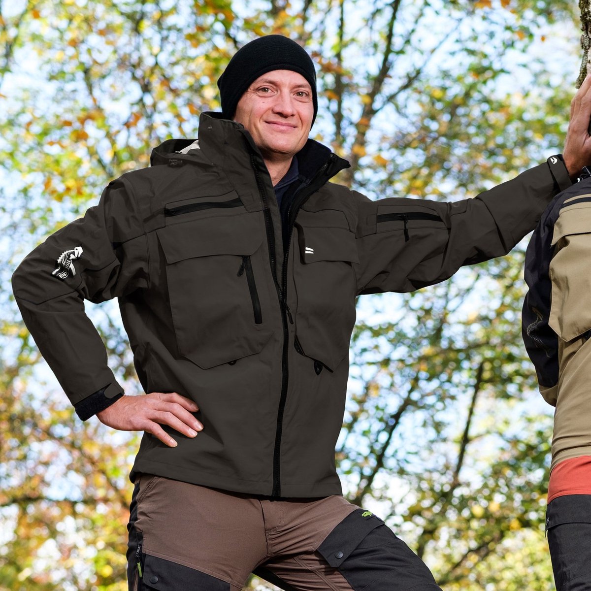 Legendfossil Outdoorjack Kenai - Waterdicht Outdoorjack - Fleecevoering - Winddicht - Graphit Black - M