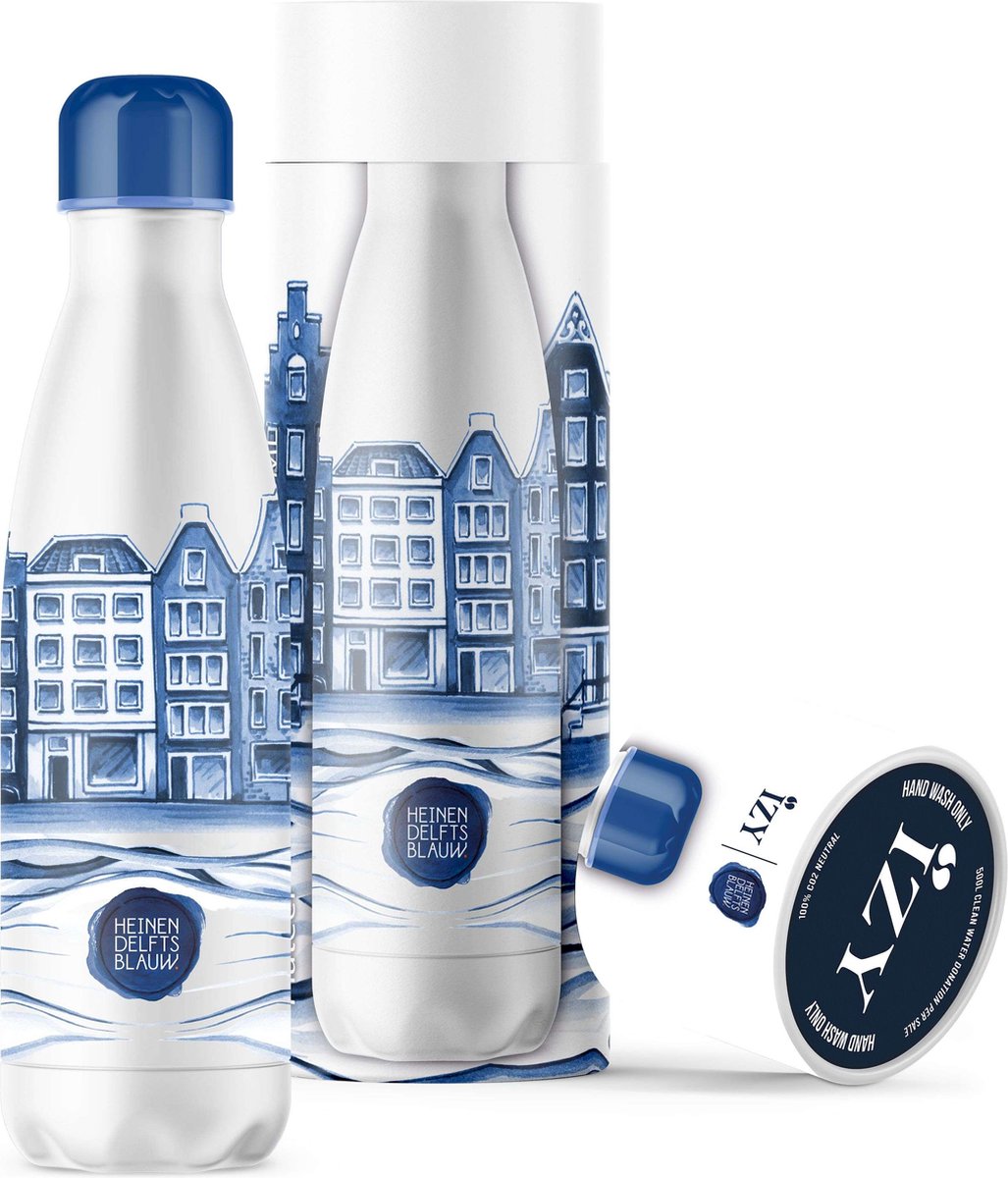 Buy Water bottle Blossom 500 ml » Heinen Delfts Blauw