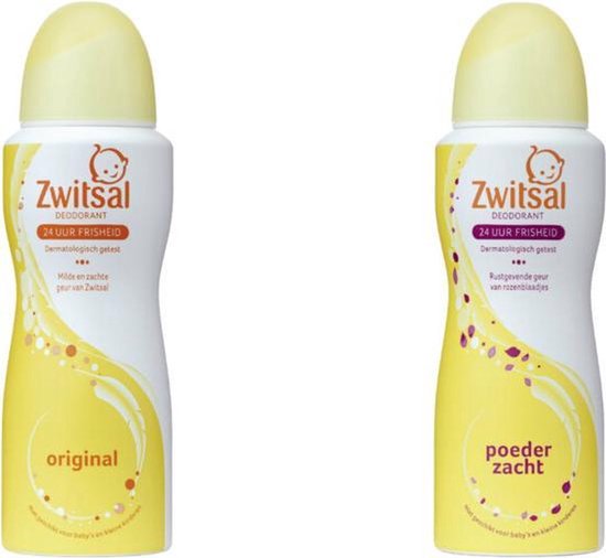 Zwitsal Deodorant Spray Pulver Sanft – 100 Ml, Alkoholfrei, Für Empfindliche Haut, Blumiger Duft