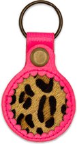 DWAM Dog with a Mission – Air Tag – Air Tag Hond – Air Tag houder - Tracker - Air Tag Hoes - Roze – One Size - – 9 x 5 cm