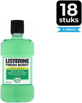 Listerine Mondwater - Fresh Burst/Sterk Gebit 500 ml - Voordeelverpakking 18 stuks