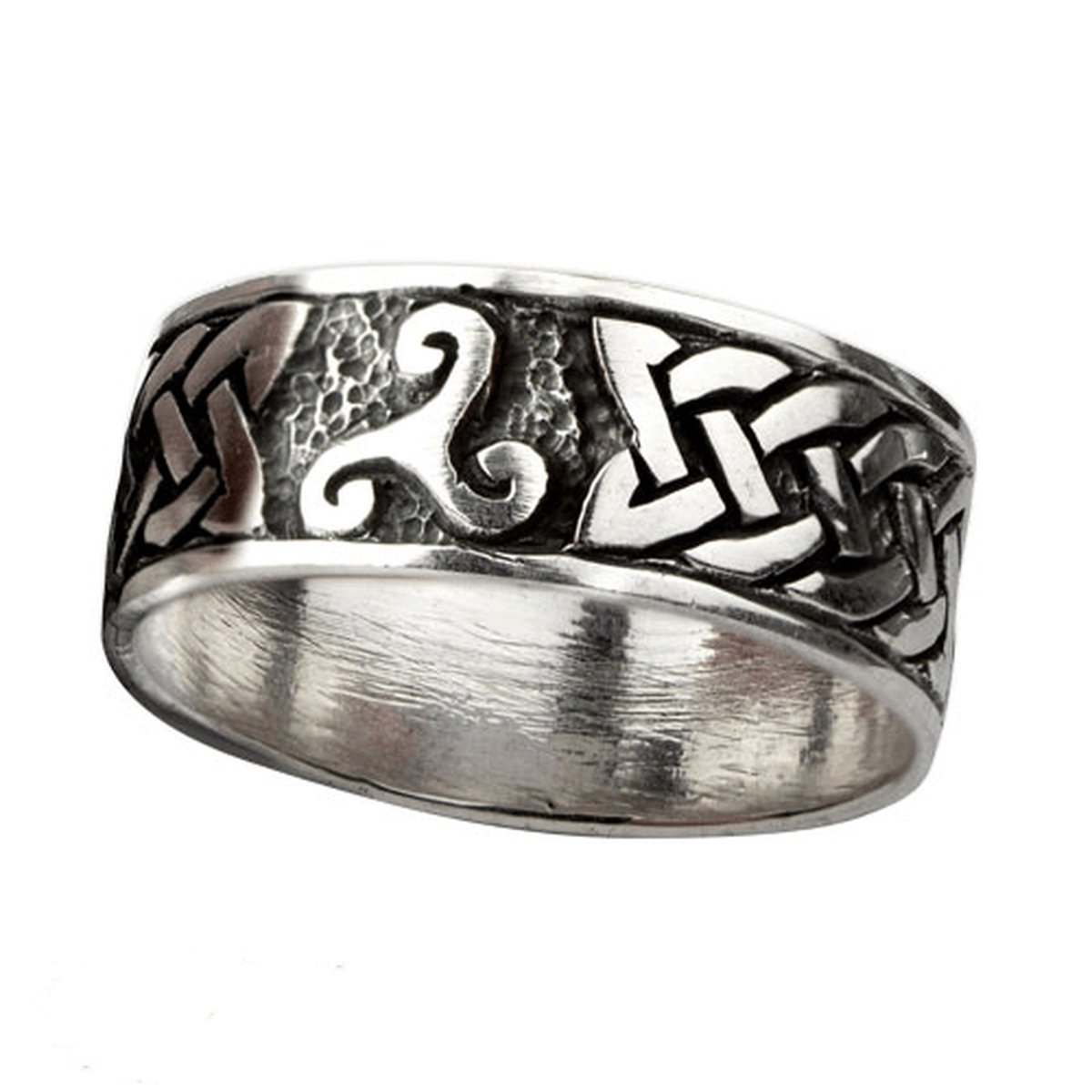 Zilveren ring Keltische triskelion (R5407.67)