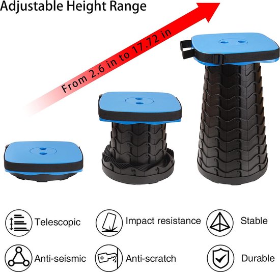 Tabouret télescopique Pliable – Maoc