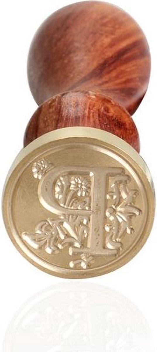 Houten Stempel met Letter P | Wax Seal | Stempelen
