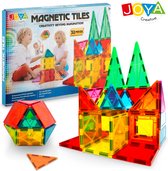 Joya Creative Magnetic Tiles -32-Delig Constructiespeelgoed - Magnetisch Speelgoed - Magnetische Bouwstenen - Duurzaam Speelgoed