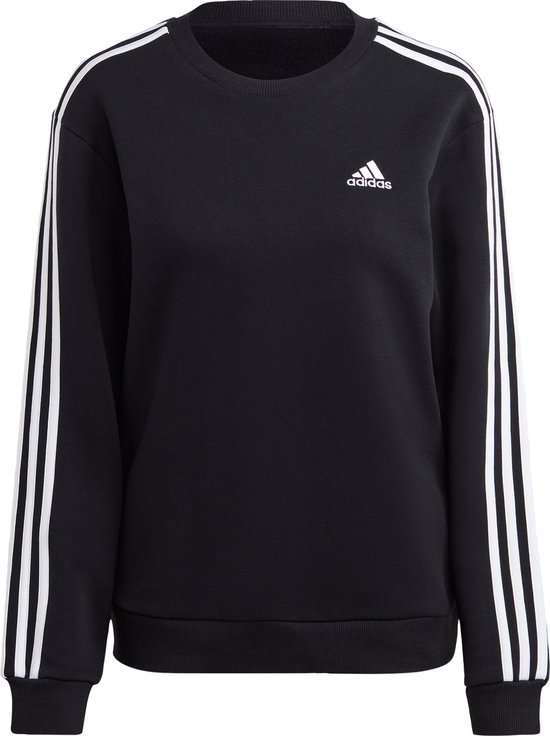 adidas Sportswear Essentials 3-Stripes Fleece Sweatshirt - Dames - Zwart- L
