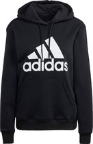 adidas Sportswear Essentials Big Logo Regular Fleece Hoodie - Dames - Zwart- L