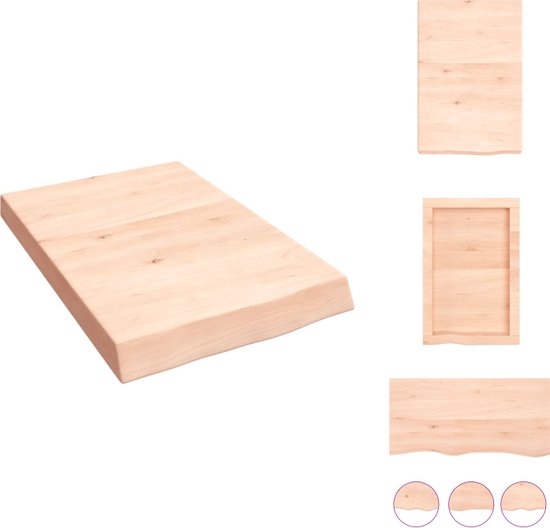 Etagère murale vidaXL Wandschap 2-laags 50x40x48 cm roestvrijstaal zilverkleurig30315