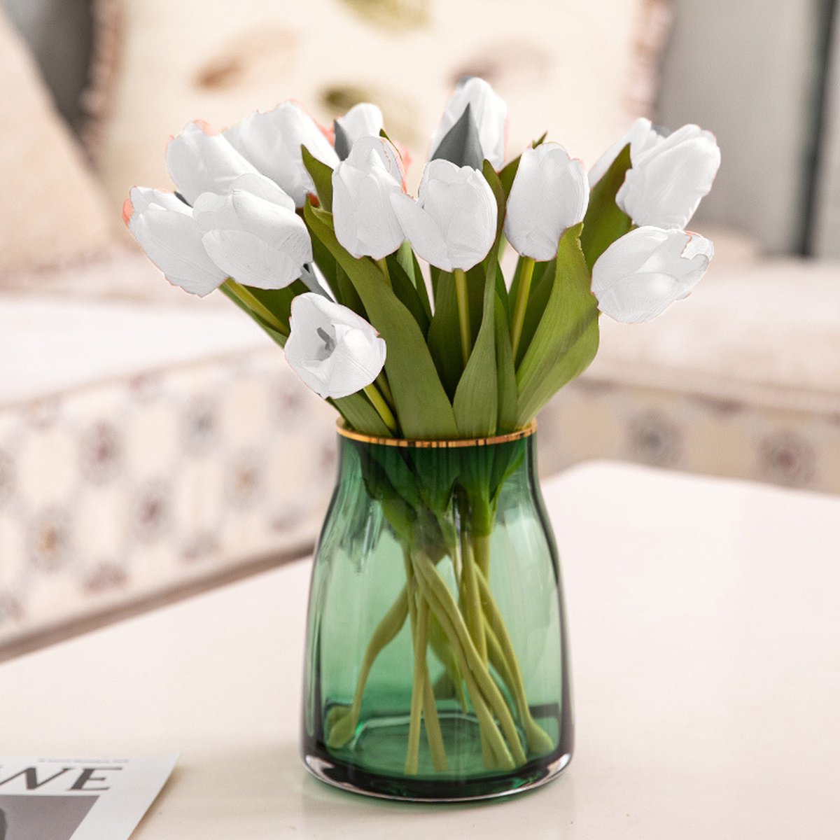 Drijvende bloemen, kunstmatige waterlelies, 16 stuks, vijverplanten, kunstmatige EVA, lotus, kleurrijk, waterlelie, planten, 10 cm, waterlelie, lotusbloem voor aquarium, terras, tuin, vijver