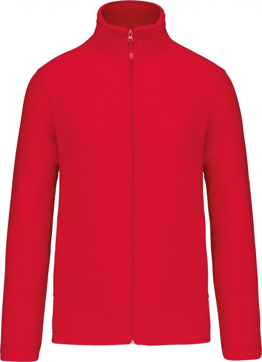 Premium Microfleecevest met rits Kariban Rood - maat XL