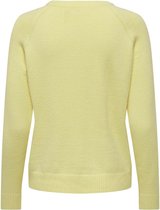 Only Onllesly Kings L/S Pullover Yellow Pear GEEL XXL