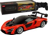 R/C auto - McLaren - 19x5x8 cm - 1:24 - rood