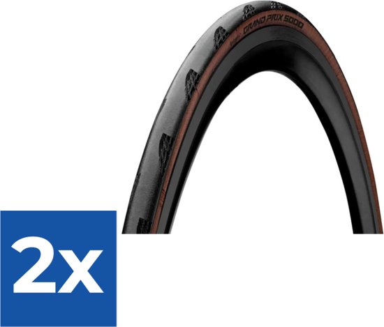 Continental Buitenband Grand Prix 5000 28 X 1 5/8 X 1 1/8 (28-622) - Voordeelverpakking 2 stuks