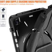 Heavy Duty Case - Geschikt voor Samsung Galaxy Tab A9 Plus Hoesje - Zwart