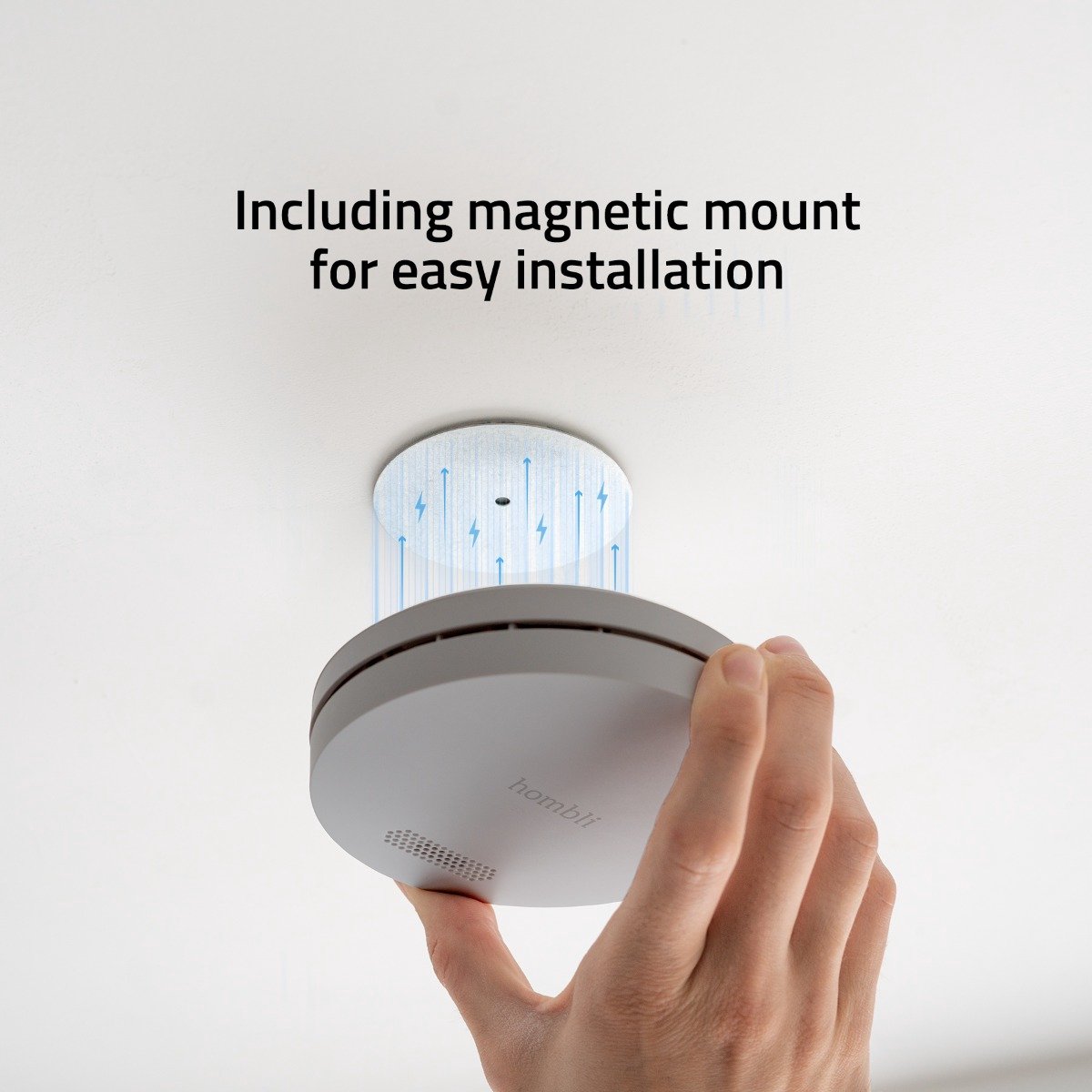 PETAU Tuya Smart Zigbee Détecteur de fumée intelligent, alarme