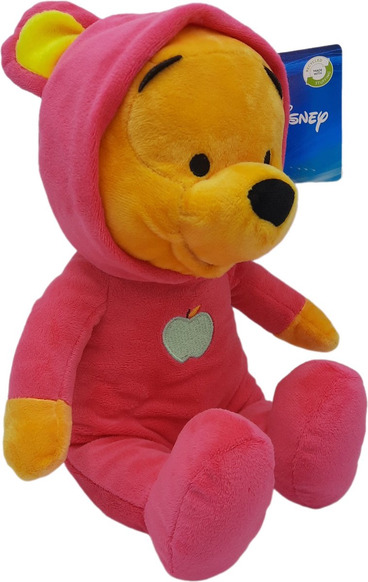 Disney Winnie The Pooh / Winnie de Poeh - Beer Poeh in Onesie - Knuffel - 33 cm