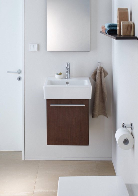 Lavabo 500x470 mm, avec un trou pour robinetterie, blanc alpin