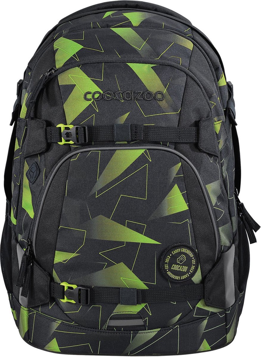Coocazoo rugzak - PORTER - lime flash
