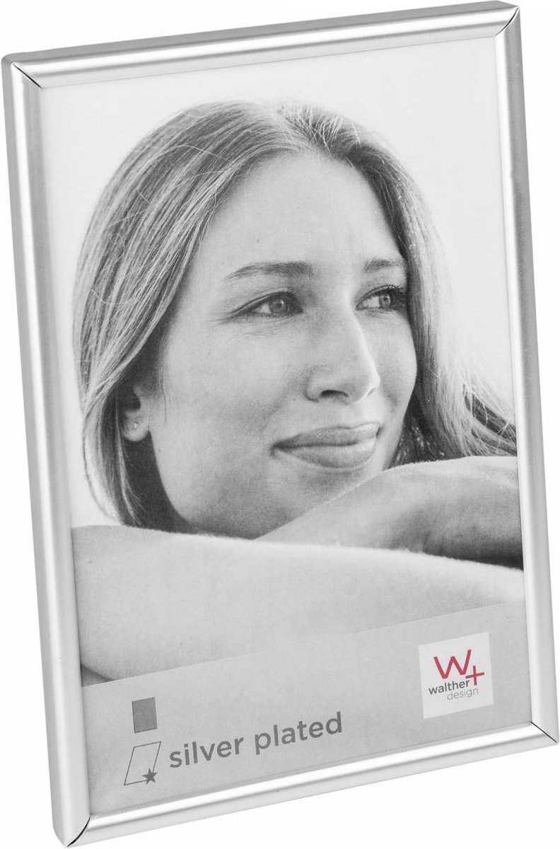 Walther WD015T Chloe - Portretlijst - Fotoformaat 10x15 cm - Zilver mat