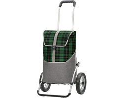 Andersen SHOPPER MANUFAKTUR Boodschappentrolley Royal Shopper Gese Green Groene 107cm