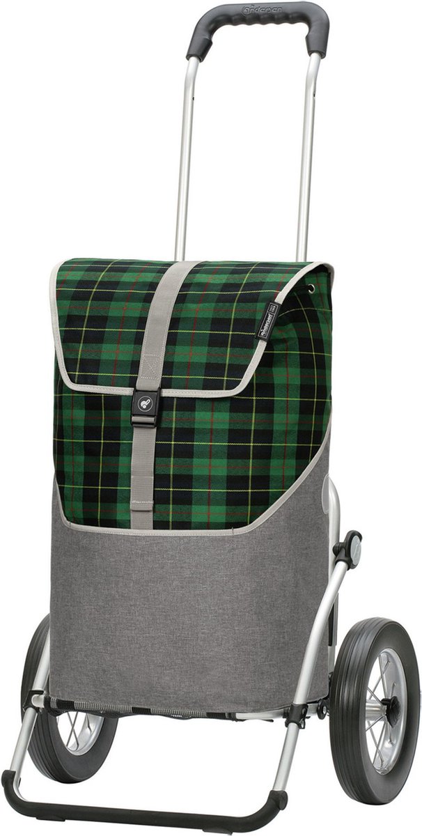 Andersen SHOPPER MANUFAKTUR Boodschappentrolley Royal Shopper Gese Green Groene 107cm