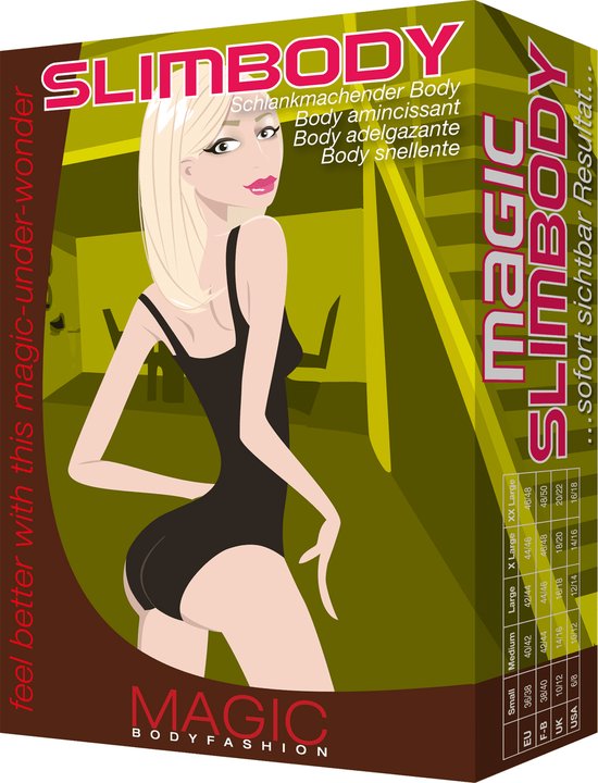 MAGIC Bodyfashion Body SlimBody Noir - M