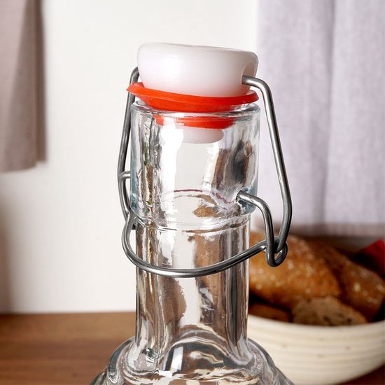 Fles met Beugelsluiting Glas 1,1 l - Beugelfles - Inmaakfles - Oliefles — afbeelding 4