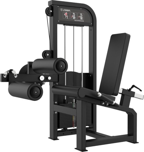 Machine D'Extension Et Curl Des Jambes SPORTNOW - Banc Musculation Maison Pour Cuisses/Fessiers (Charge Max 120kg, Acier Noir) - 14