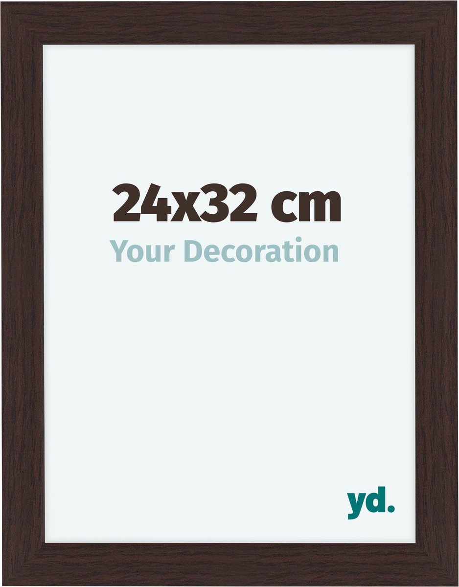 yd. Your Decoration - Fotolijst 24x32 cm - MDF - Eiken Donker - Como