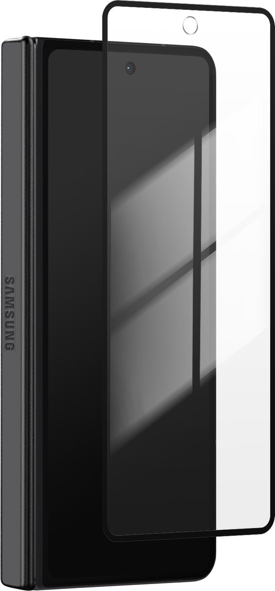 Force Case, Schermbeschermer Geschikt voor Samsung Galaxy Z Fold 4 in 2.5D origineel getemperd glas, Transparant