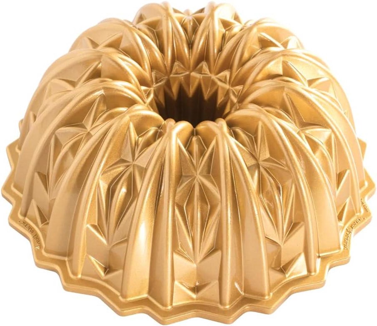 Cut Crystal Bundt Pan - Aluminium Goud - 92877