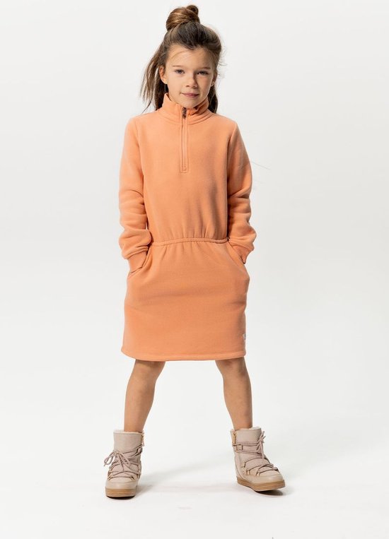 Sissy-Boy - Robe pull orange douce avec fermeture éclair