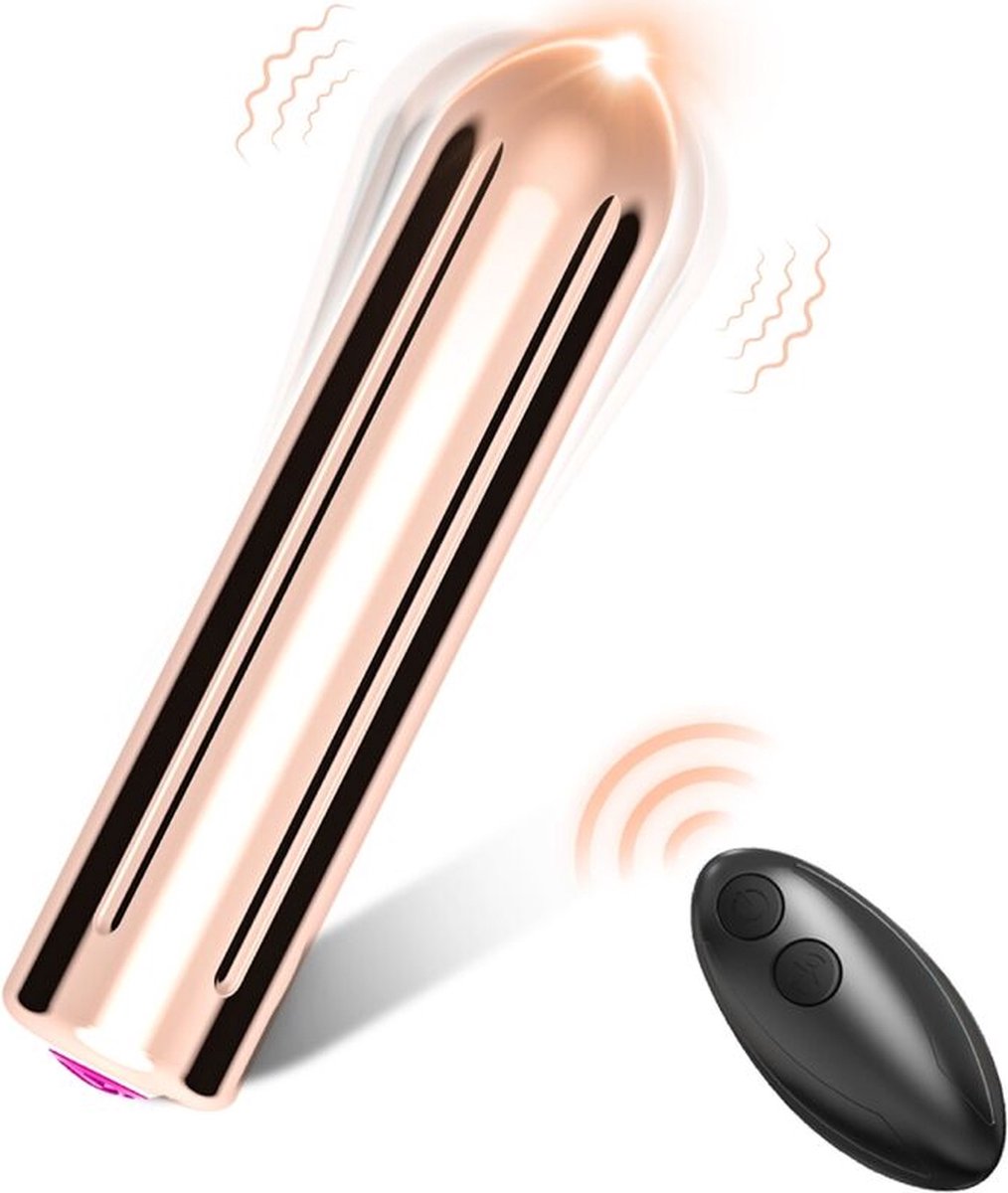 Goedkoopste ARMONY - WARHEAD VIBRATOR BULLET REMOTE CONTROL GOLDEN 2 CM X 8.8 CM | VIBRATOR | MINI VIBRATOR | SEX TOYS | SEKSSPEELTJES | SEX TOYS VOOR KOPPELS | SEX TOYS VOOR VROUW | SEKSSPEELTJES VOOR VROUW