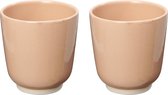Return to Sender | Handgemaakte Mok 200 ml roze - set van 2 - koffiemok - koffiebeker