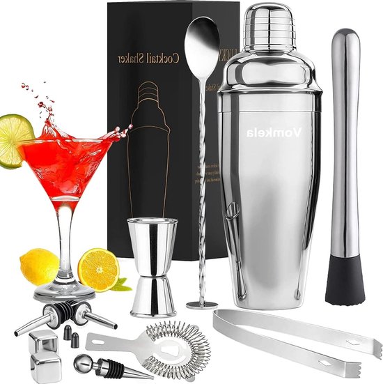 550 ML/750 ML Edelstahl Cocktail Shaker Rührgerät ... - Grandado