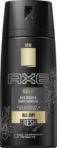 Axe Gold - 150 ml - Deodorant Spray - 1 stuk