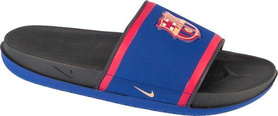 Nike FC Barcelona Slide FZ3185-400, Mannen, Marineblauw, Slippers, maat: 42,5