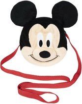 Schoudertas 3D Mickey Mouse Zwart