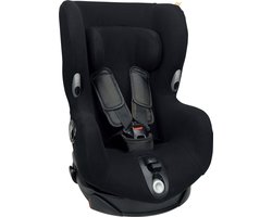 Autostoelhoes Geschikt voor Maxi Cosi Axiss - Maxi Cosi Hoes Groep 0-1 - Zacht Katoen - Perfecte Pasvorm - Zwart wafel