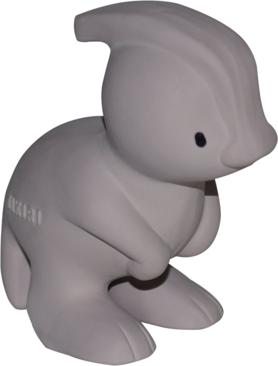 TIKIRI Mijn Eerste Dinosaurus - Para - Natuurlijk Rubber - Met Belletje - 0 Jaar