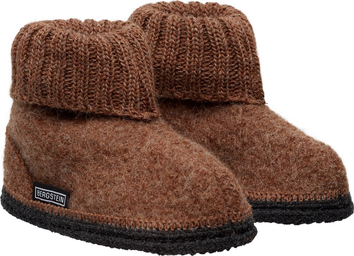 Bergstein Cozy Sloffen Unisex - Brown - Maat 41-bergstein 1