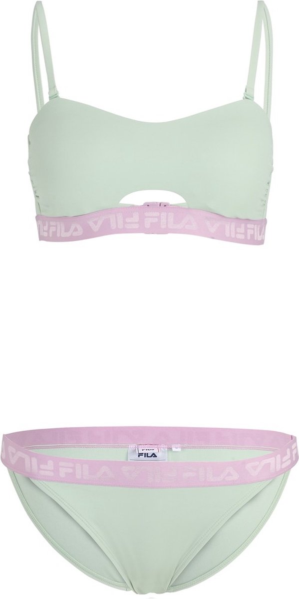 Fila damesbikini Sanming bandeau-bikini Silt -L Groen
