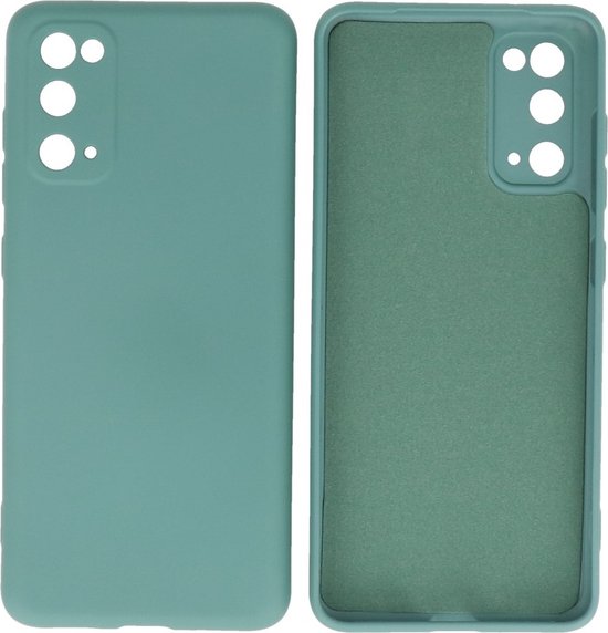 Coque Backcover Fashion Color pour Samsung Galaxy S20 Vert Foncé