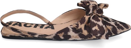 Sacha - Femme - Slingbacks léopard avec noeud - Taille 36