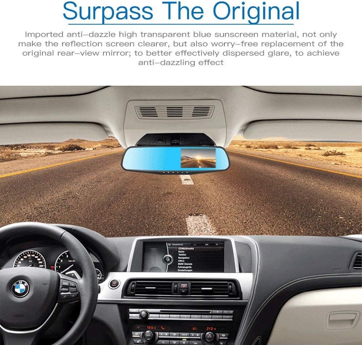 Dual Dashcam - Dashcam Voor en Achter - Auto Camera Dashcam - Dashcam Auto - Dual Dashcam voor Auto – foto 3