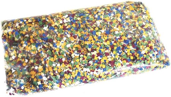 Foto: Confetti snippers van papier multi colours mix 1 kilo zak feestartikelen versieringen carnaval