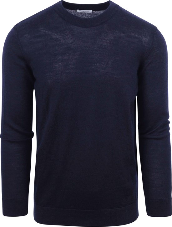 KnowledgeCotton Apparel Pullover Elm Navy, donkerblauw, blauw