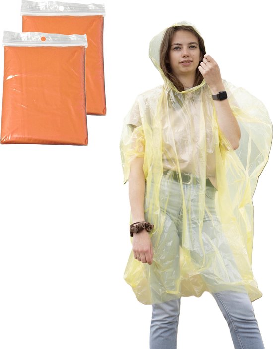Poncho Urgence Ponchos De Pluie KAshack - Lot 10 Transparents